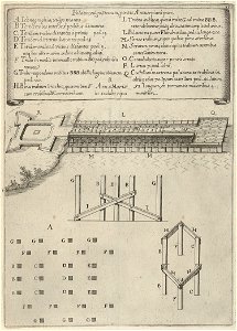 De schipbrug aangelegd door de hertog van Parma 1