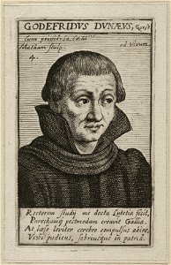 De heilige Godfried van Duynen Godefridus Dunaeus. NL-HlmNHA 1477 53010723