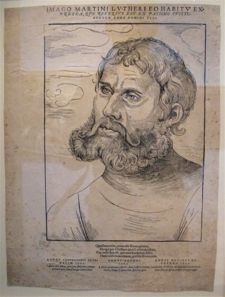 Cranach il vecchio, martin lutero come Junker Jörg, 1522