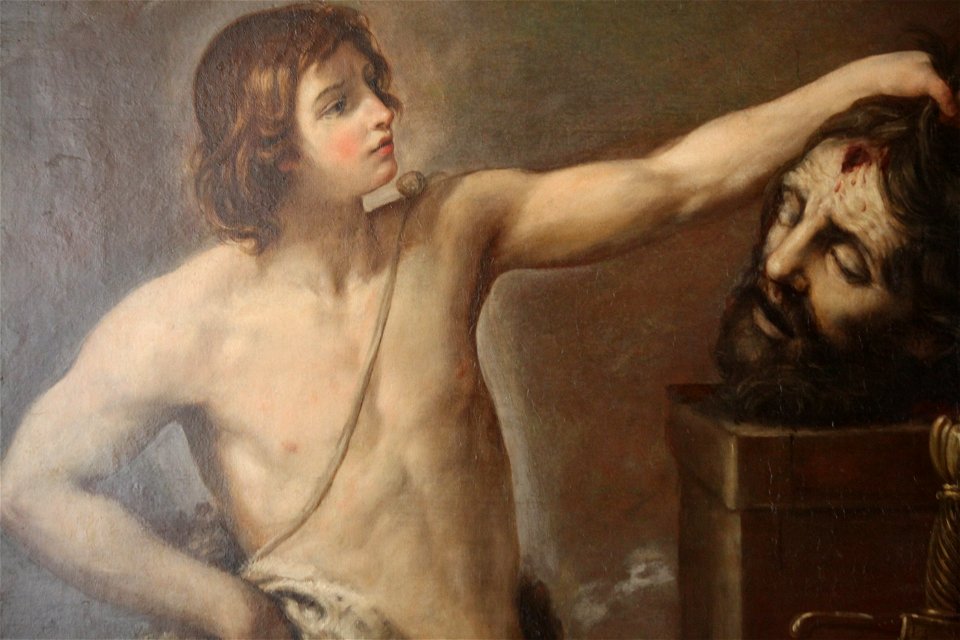 David che contempla la testa decollata di Golia di Guido Reni