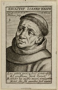 De heilige Nicasius van Heeze Nicasius Ioannis Hezius. NL-HlmNHA 1477 53010728