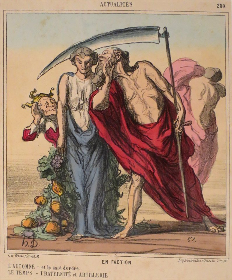 'En Faction' by Honoré Daumier, HMA 11891