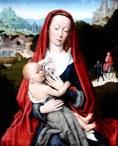 1490 David Maria mit dem Kinde anagoria