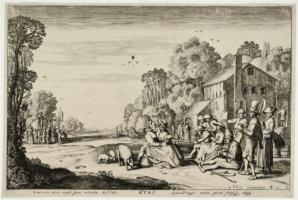 De zomer (Aestas). NL-HlmNHA 53012327