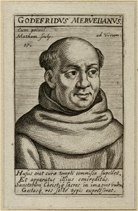 De heilige Godfried van Mervel Godefridus Merveillanus. NL-HlmNHA 1477 53010730
