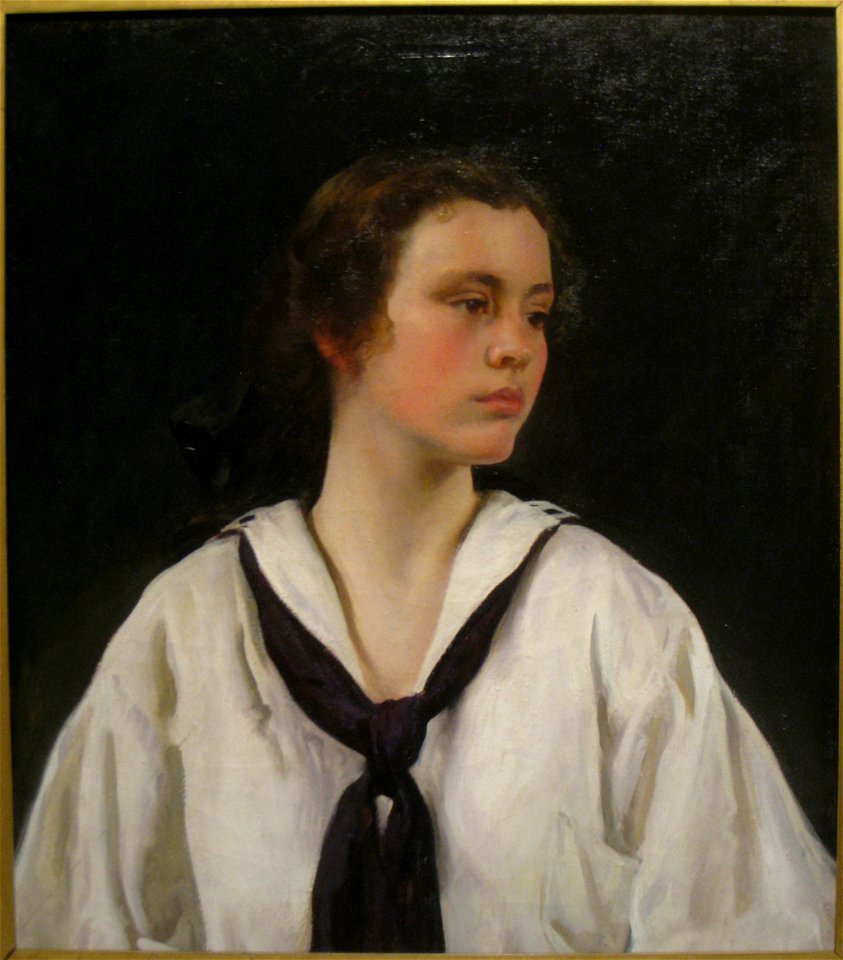 Sally, circa 1907, by Joseph DeCamp (1858-1923) - Worcester Art Museum - IMG 7587