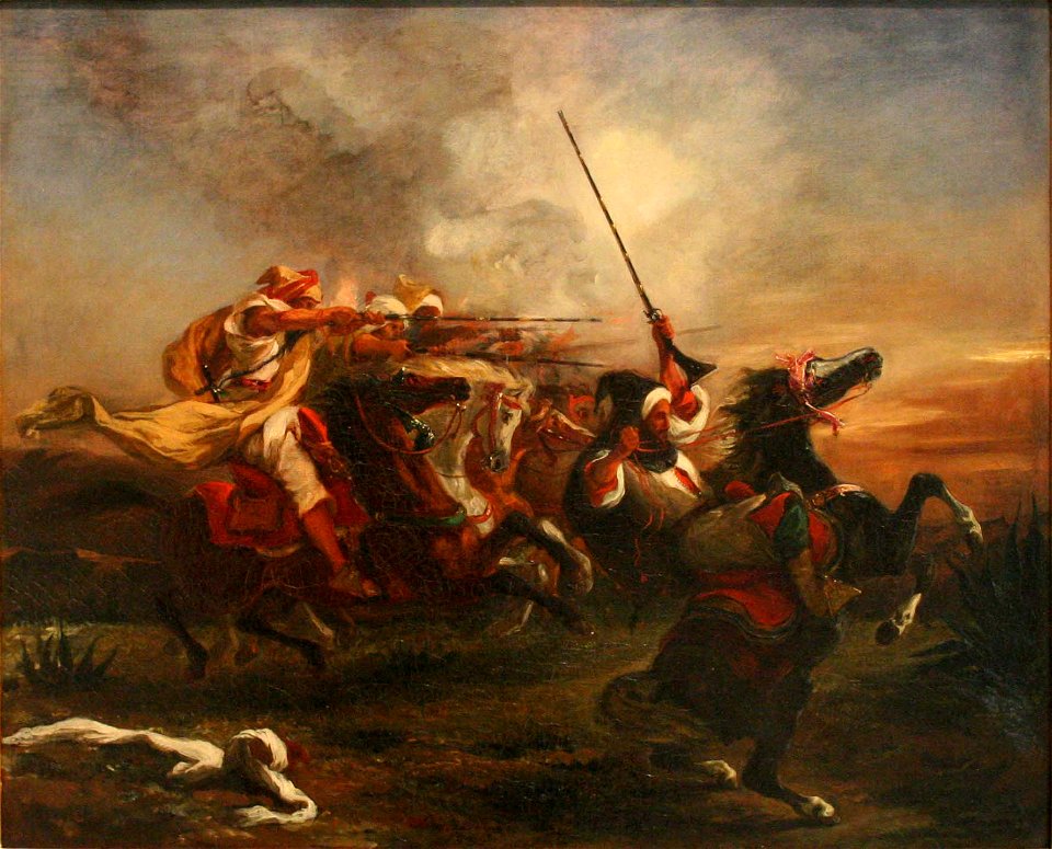 Delacroix-exercices militaires