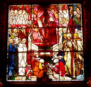 David's Charge to Solomon, by Burne-Jones and Morris, Trinity Church, Boston, Massachusetts