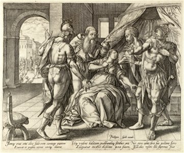De zelfmoord van Lucretia. NL-HlmNHA 1477 53008298