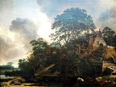 Decker C. G. Farmhouse Sheltered by Trees@Kunsthalle Hamburg
