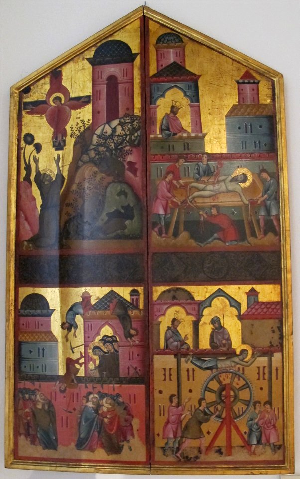 Dietisalvi di speme, dittico di s. chiara, 1280 ca