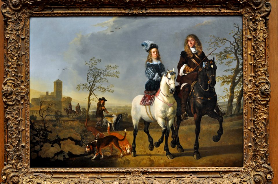 Cuyp, Lady and gentleman on horseback