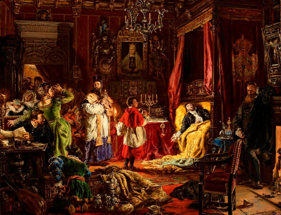 Death of Sigismund Augustus at Knyszyn