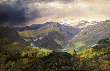'Måbødalen, Norway' by Johan Christian Dahl, 1854, Bergen Kunstmuseum