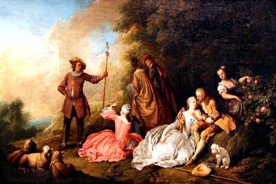 1760 Dietrich Gesellschaft im Freien anagoria