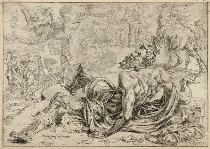 De bekering van Saulus Paulus (Handelingen 93-8). NL-HlmNHA 1477 53008634