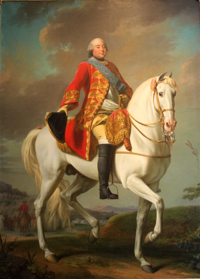 Louis-Philippe Duc D'Orléans Saluting His Army on the Battlefield