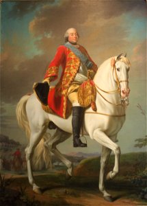 Louis-Philippe Duc D'Orléans Saluting His Army on the Battlefield