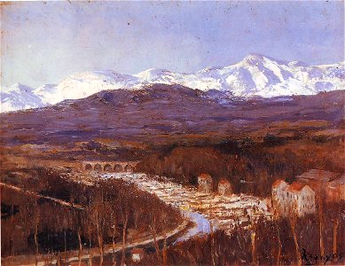 Darío de Regoyos Guadarrama 1885