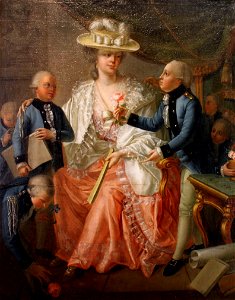 1780 Portrait Franziska von Hohenheim anagoria. Free illustration for personal and commercial use.