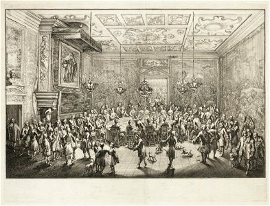 Diner ter ere van de intocht van Leopold in Brussel, 1686. NL-HlmNHA 53009111