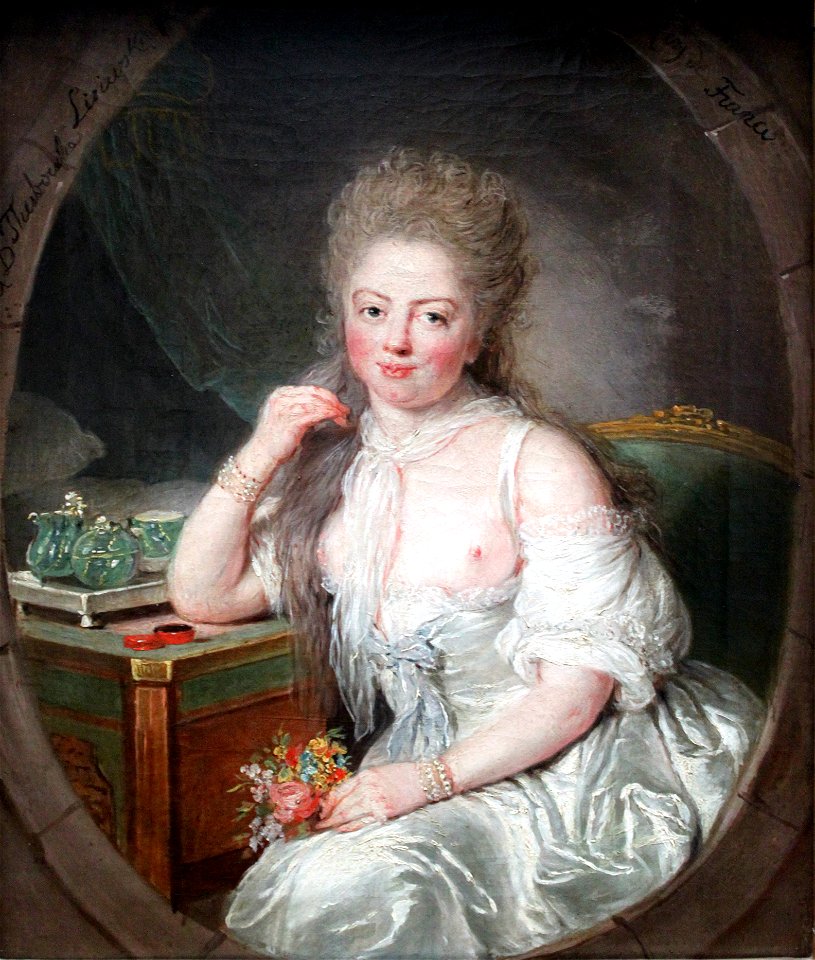 1769 Therbusch junge Frau im Neglige anagoria