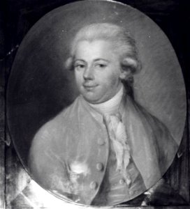 Jean-Baptiste III van Dievoet,(1747-1821) époux d'Anne-Marie Lambrechts pastel