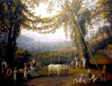 P1040207 Wallraf-Richartz museum Jacob Philipp Hacker vendanges d'autrefois (détail) rwk