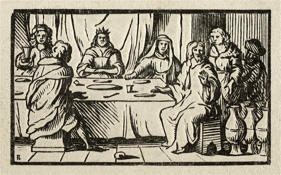 De bruiloft te Kana Johannes 22. NL-HlmNHA 1477 53010161