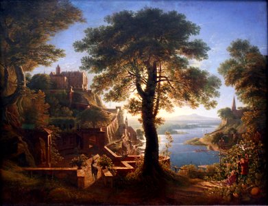 1820 Schinkel Schloss am Strom anagoria