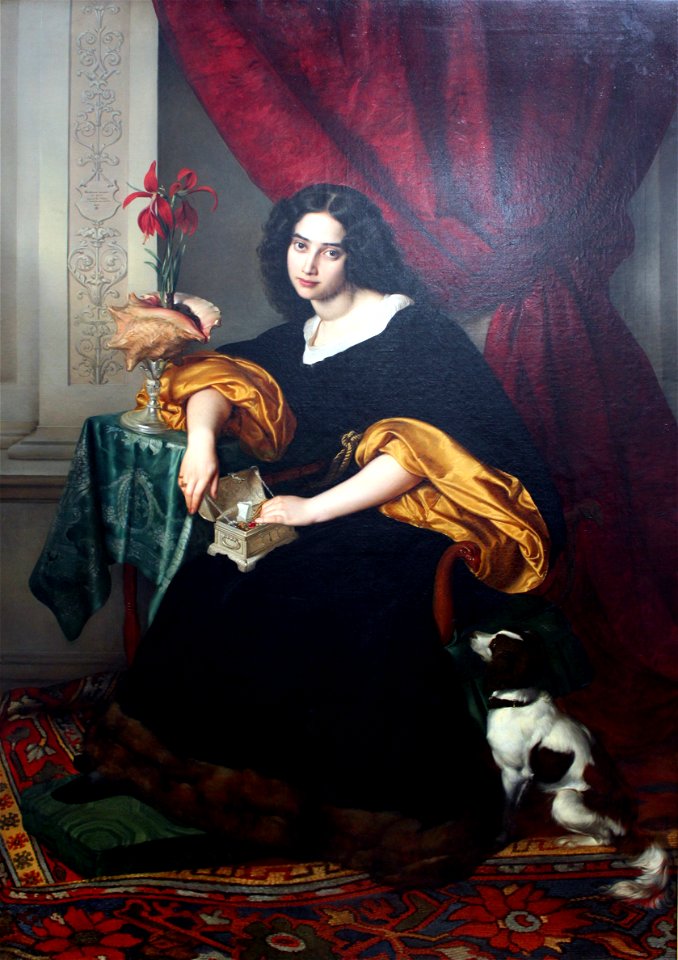 1829 Hübner Portrait Pauline Charlotte Bendemann anagoria