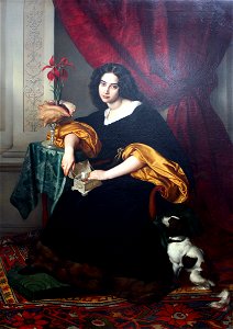 1829 Hübner Portrait Pauline Charlotte Bendemann anagoria