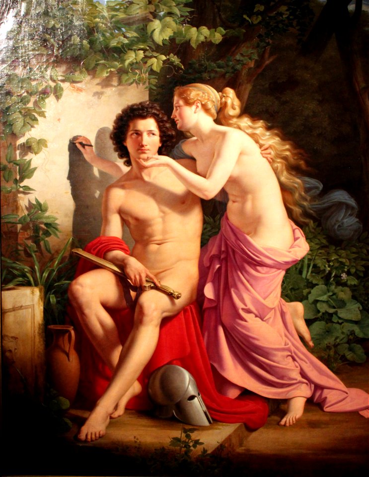 1832 Die Erfindung der Malerei anagoria