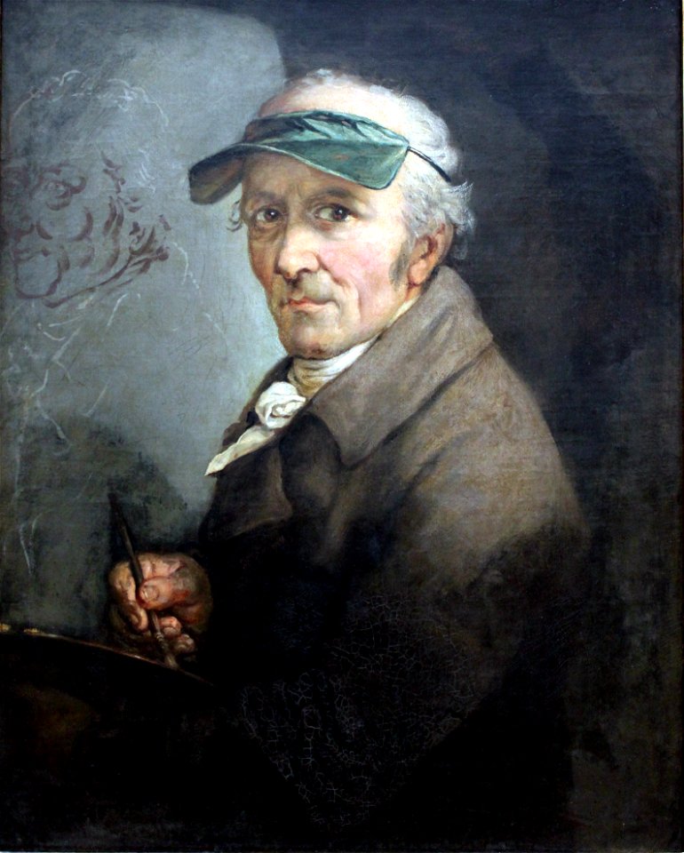 1813 Graff Selbstbildnis mit Augenschirm anagoria