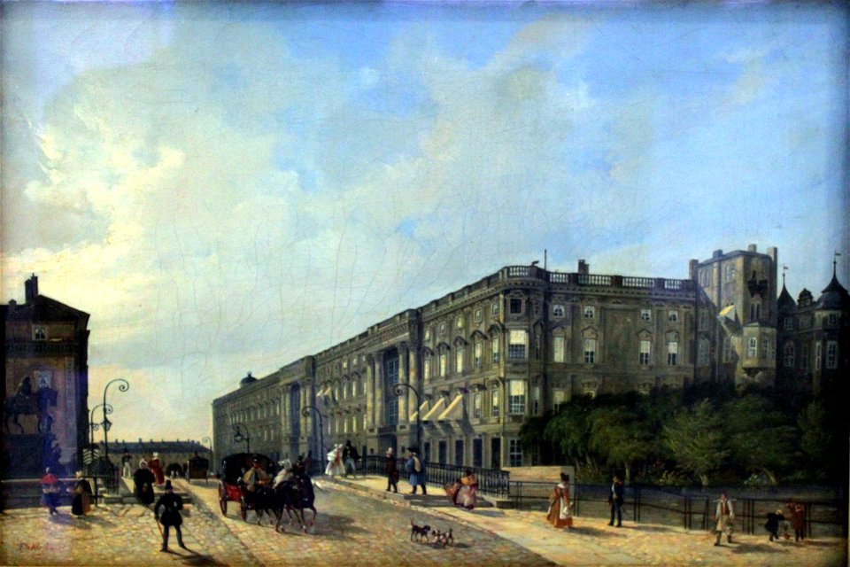 1837 Klose Schloss Berlin und lange Bruecke anagoria