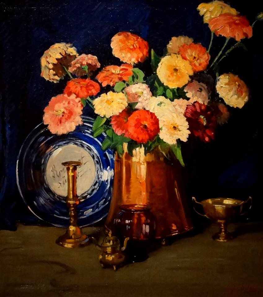 Dixie Selden (1868-1935) - Still life (1926) - Formerly displayed in College Hill Elementary School