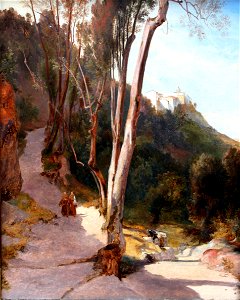 1830 Blechen Weg nach Castel Gandolfo anagoria