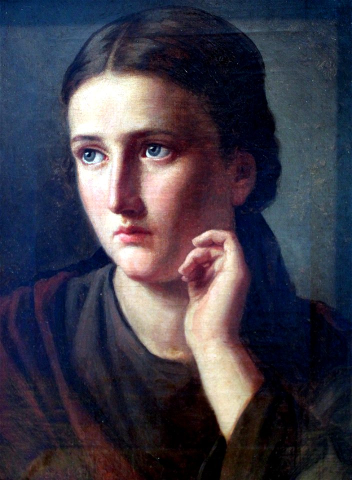 1855 Peters Portrait einer jungen Frau anagoria