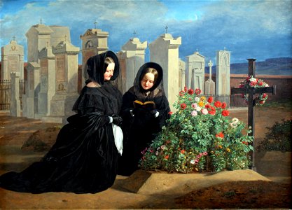 1839 Waldmüller Am Allerseelentag anagoria