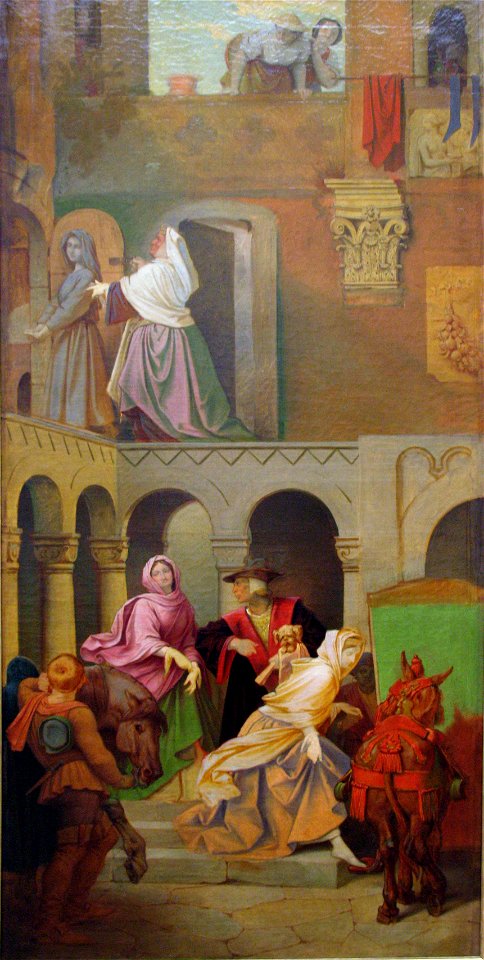 1852 Schwind Aschenbroedels Aufbruch zum Ball anagoria