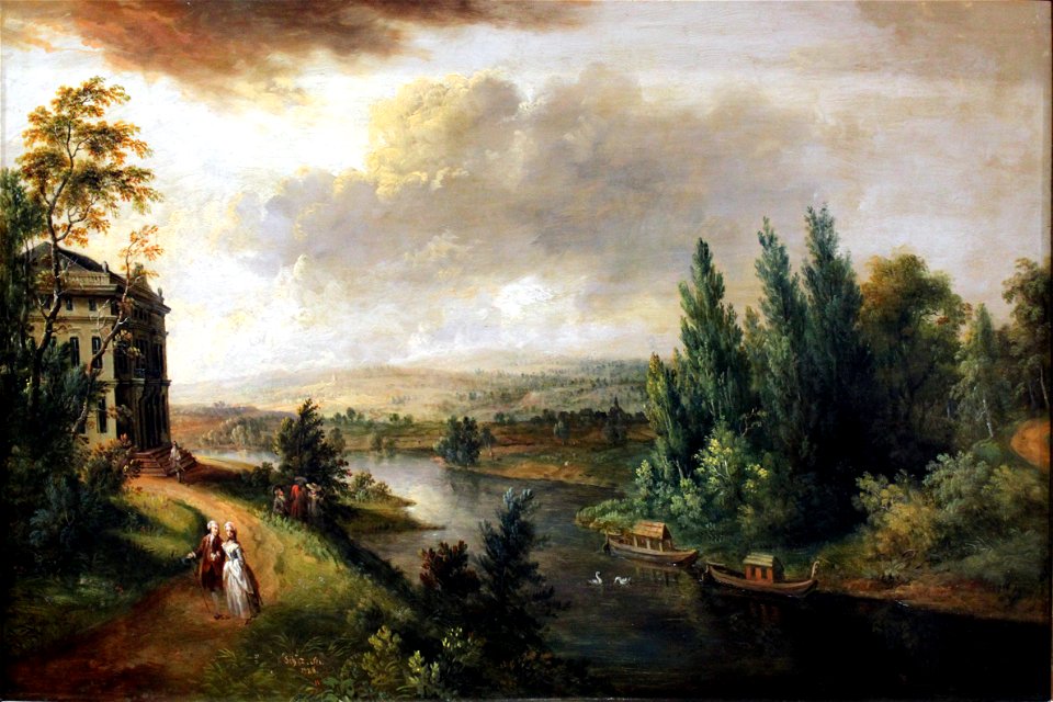 1786 Schütz d.Ä. Schloss Schönbusch bei Aschaffenburg anagoria