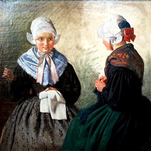 1863 Jessen Zwei friesische Bäuerinnen anagoria