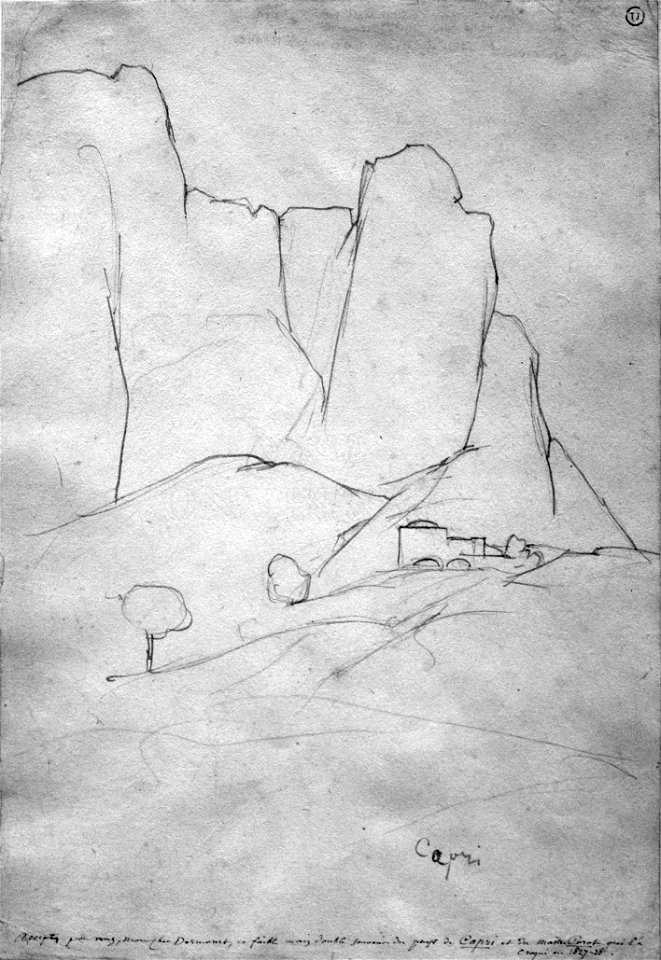 1827 Corot Capri anagoria