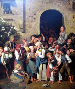1841 Waldmueller Nach der Schule anagoria