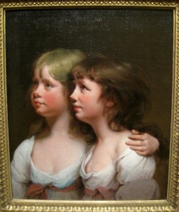 Portrait of Sarah and Ann Haden, 1795, by Joseph Wright of Derby (1734-1797) - IMG 7293