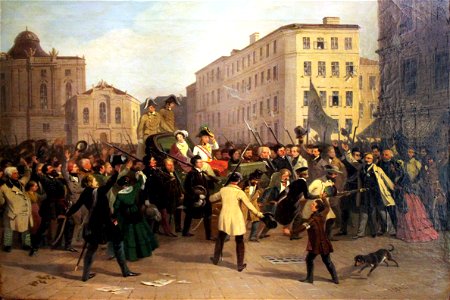 1848 Hoefel Kaiser Ferdinands Ausfahrt anagoria