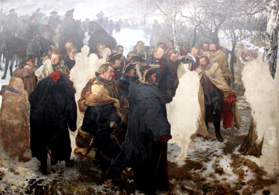 1860 Menzel Ansprache Friedrich des Großen vor der Schlacht bei Leuthen anagoria