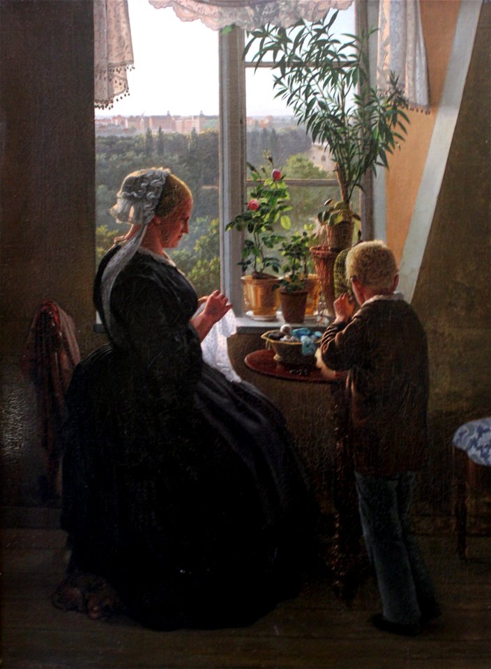 1858 Jessen Der Blick aus dem Fenster anagoria
