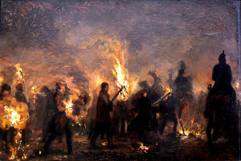1859 Menzel Studentenfackelzug anagoria