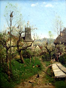 1872 Buchholz Fruehling auf dem Dorfe anagoria
